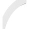 Ekena Millwork 5 1/2-in. W x 28-in. D x 34-in. H Thorton Architectural Grade PVC Knee Brace BRCP055X28X34THR - alternate 6